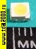 smd LED 3528 белый W 3-4Lm 5500-7000K 3V 20mA чип светодиод