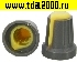 Ручка для резистора RR4817 (6mm круг желтый)