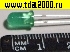 d=5мм зеленый 6000mcd DFL-5013UGD-6 светодиод