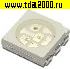 smd LED 5050(2020) RGB 1900-2050mcd G/B-3V R-2V чип светодиод